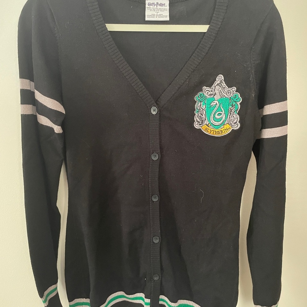 Harry Potter Slytherin Cardigan - Black